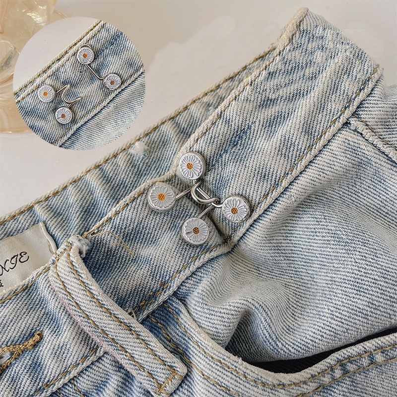 Kancing Jeans Logam Simpel / Kait Pengecil Lingkar Pinggang / Kancing Pengecil Jeans / Kancing Celan