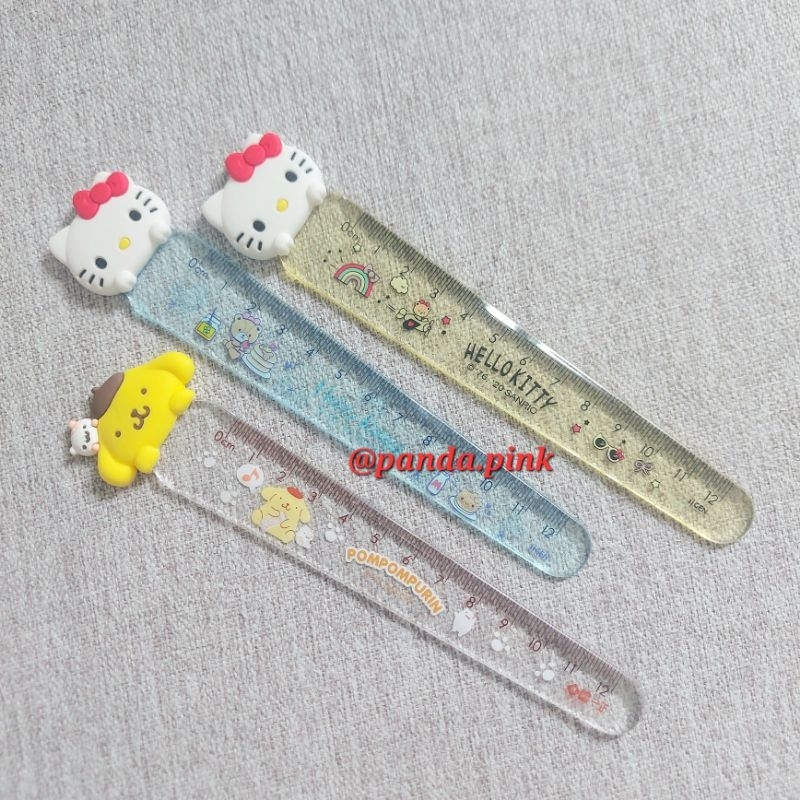 

NEW Penggaris hello kitty pompompurin