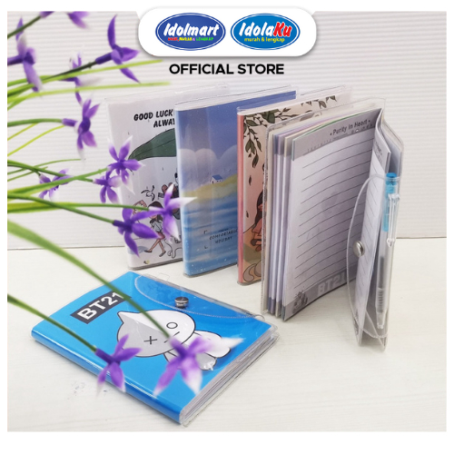 

IDOLMART Notebook Lux A5 + Pulpen / Buku Catatan Karakter Lucu