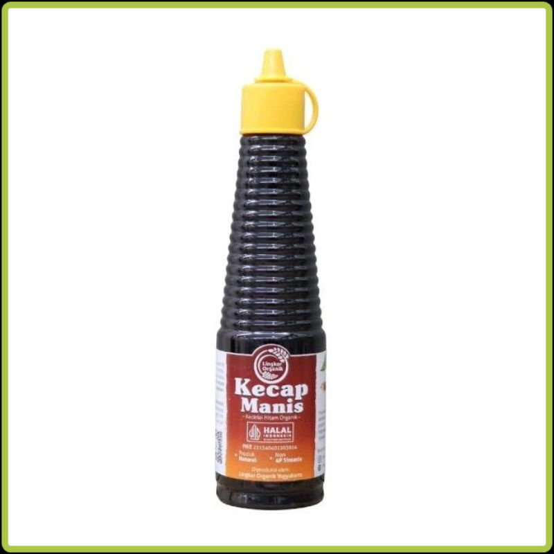 

[150 ml] Kecap Manis Lingkar Organik Kemasan 150ml - Bebas MSG - Non GMO- Tanpa Pewarna dan Pemanis Buatan