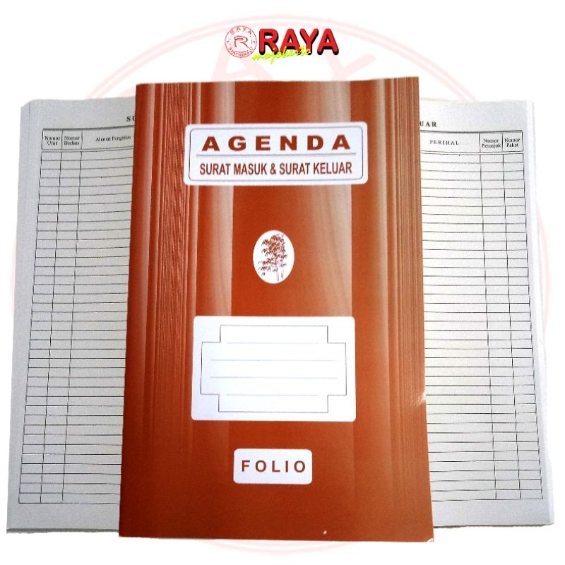 

Buku Folio Soft Cover "Agenda Surat Keluar - Masuk