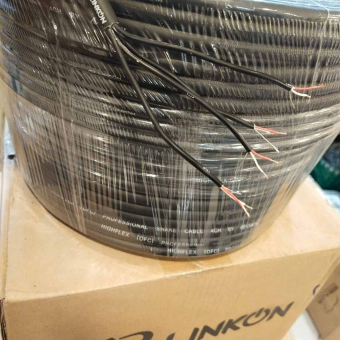 100 Meter Kabel Snake Apollo Isi 4/snake Cable 4 Ch Original
