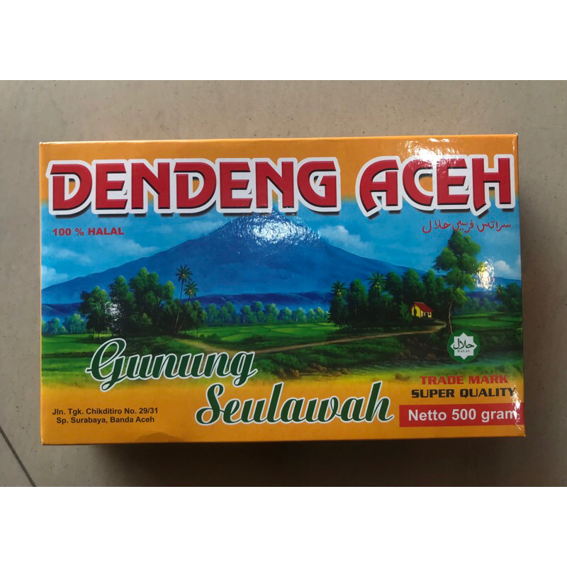 

DENDENG ACEH CAP GUNUNG SEULAWAH ASLI ACEH ll 500 GRAM