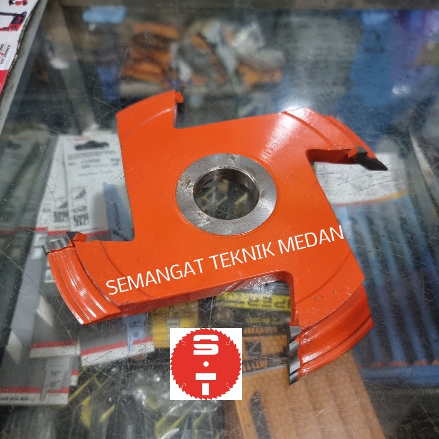 MATA PISAU PROFIL ROUTER DUDUK SALAM BUNGA PANJANG SPINDLE KAYU ATAS