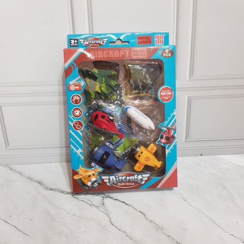 Mainan Set Diecast Pesawat Terbang - Mainan Aneka Pesawat Terbang