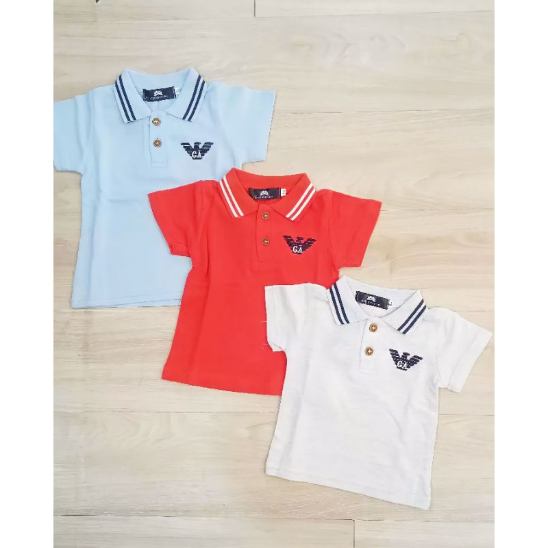 KAOS KERAH ANAK LAKI-LAKI | KAOS ANAK MURAH usia 6bulan-2tahun