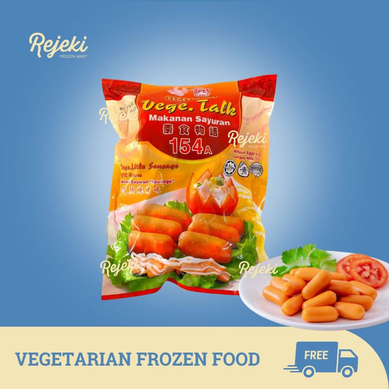 

SXZ / Vege World Frankfurter Sausages Mini Sosis Vegetarian - Rejeki Frozen Mart