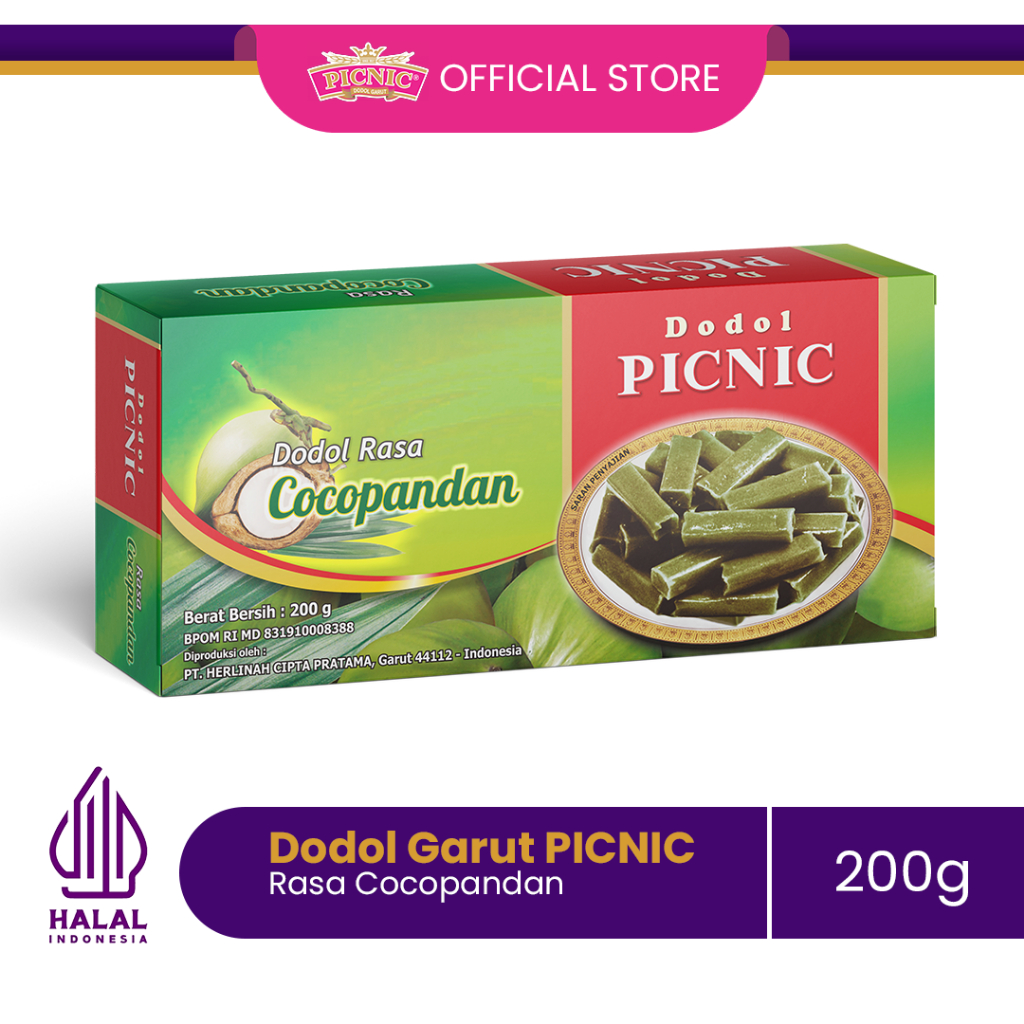 

Dodol Garut PICNIC Rasa CocoPandan