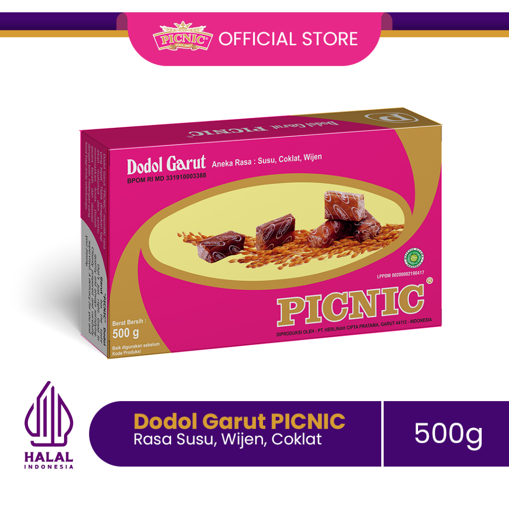 

Dodol Garut Picnic Clasic 500g