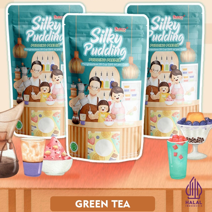 

Bianca Lotus Green Tea Silky Pudding Premix