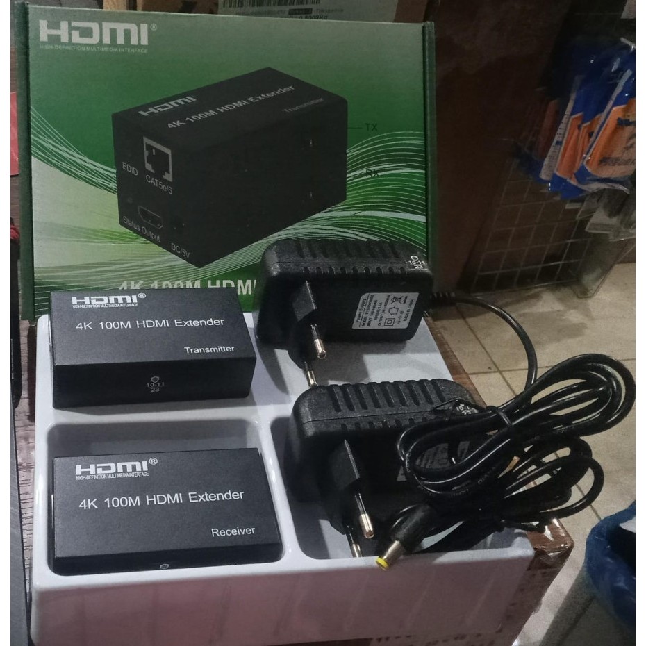 HDMI Extender 100Meter Over Kabel Lan RJ45