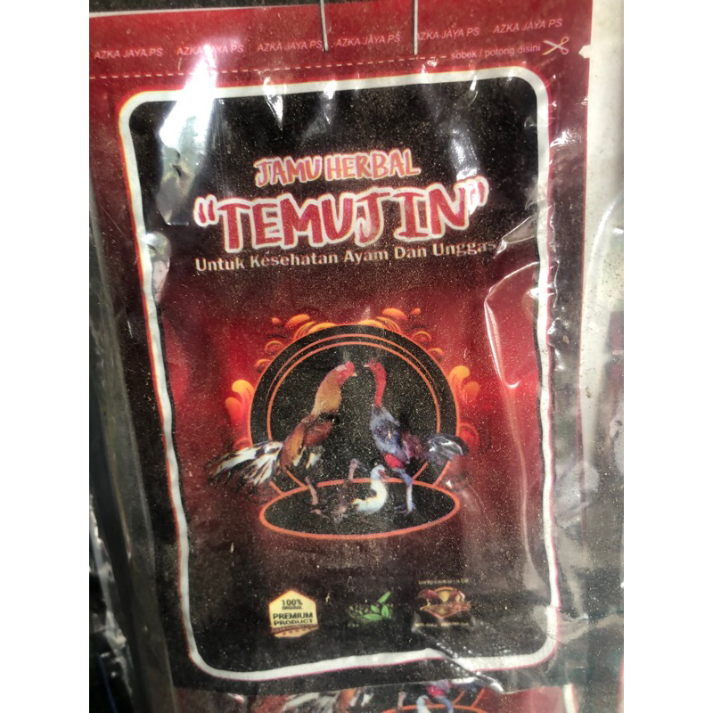 TEMUJIN jamu ayam aduan - jamu ayam petarung