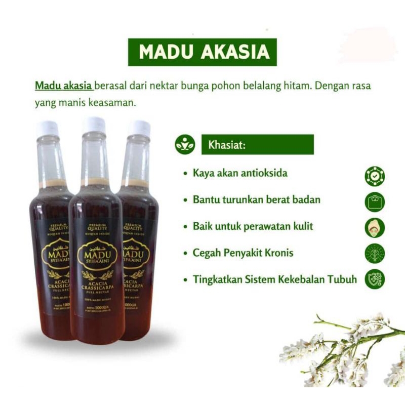 

Madu Akasia Syifa'aini 500gr | Ruqyah Inside