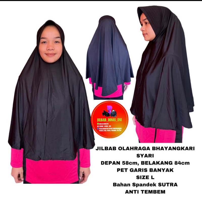 JILBAB OLAHRAGA BHAYANGKARI SYARI