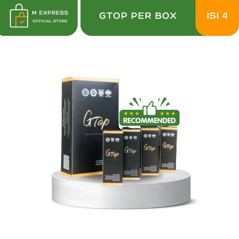 [M EXPRESS] GTOP - Suplemen Herbal Gingseng 1 Box 4 Sachet