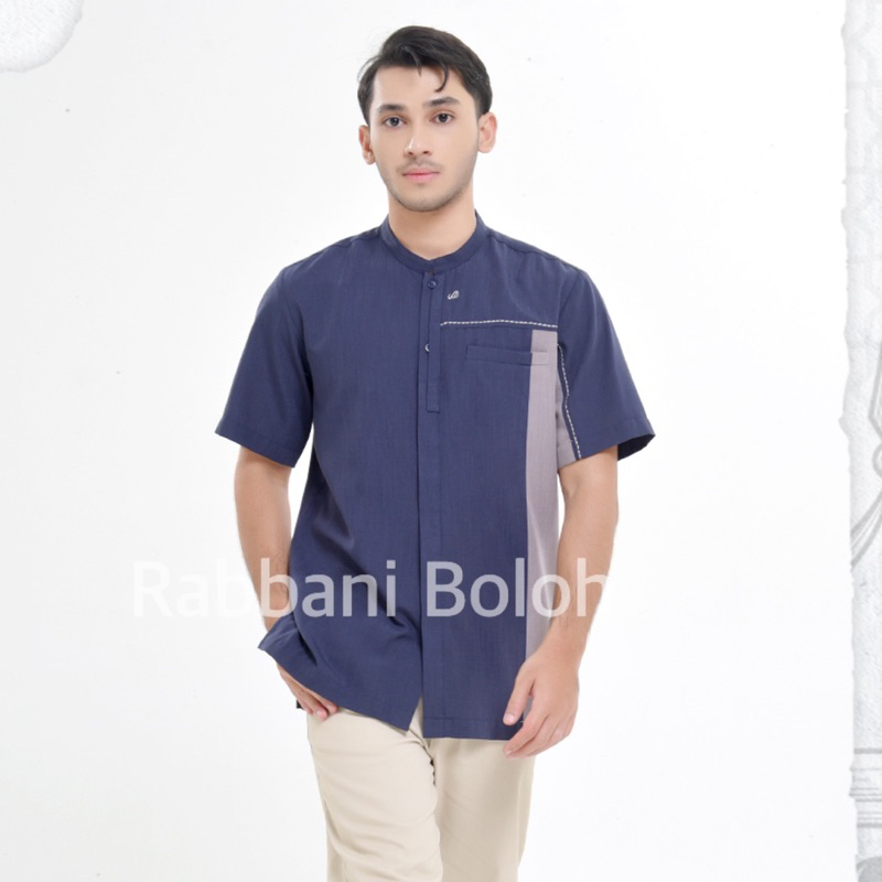 kemko couple dikara - rabbani kemko malika pdk - baju koko lengan pendek moyif - kemeja koko rabbani