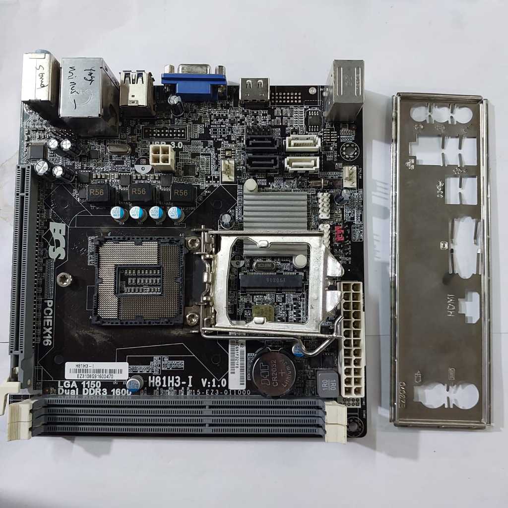 mainboard motherboard 1150 mini itx murah Ecs h81