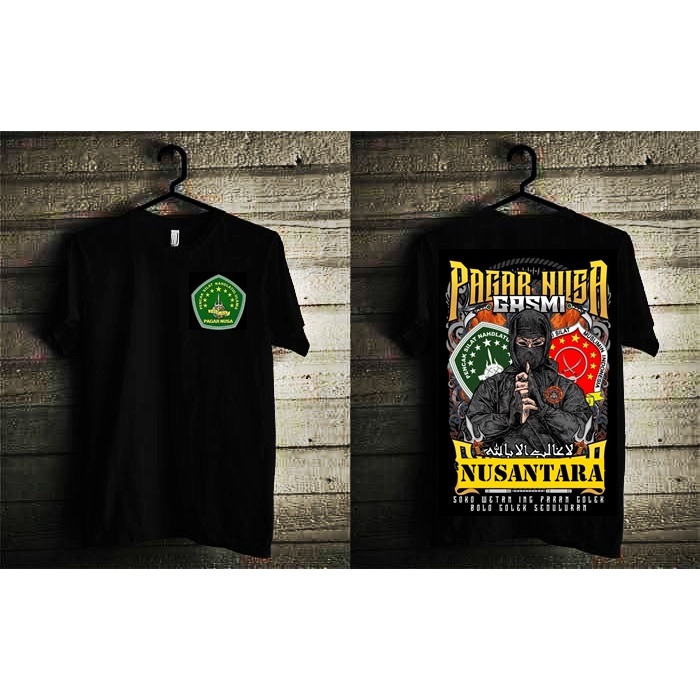 Kaos Tshirt Baju Distro Pencak Silat " " GASMI NINJA " " Nahdatul Ulama Pagar Nusa Nusantara Premium