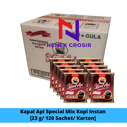 

Z Kapal Api Special Mix 24 g [120 Sachet/ 1 Karton]