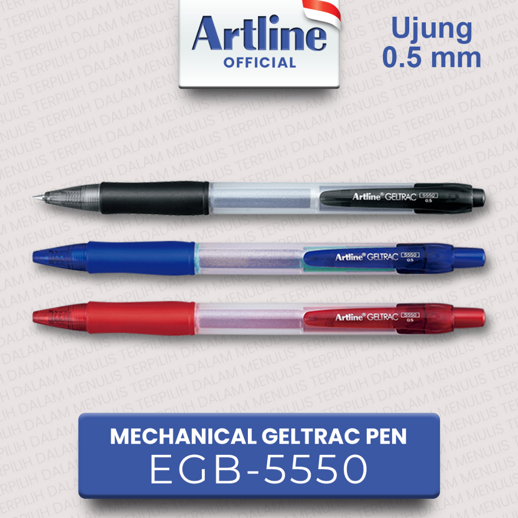

ARTLINE Ballpoint Pen Geltrac Pulpen Gel 0.5 mm EGB-5550