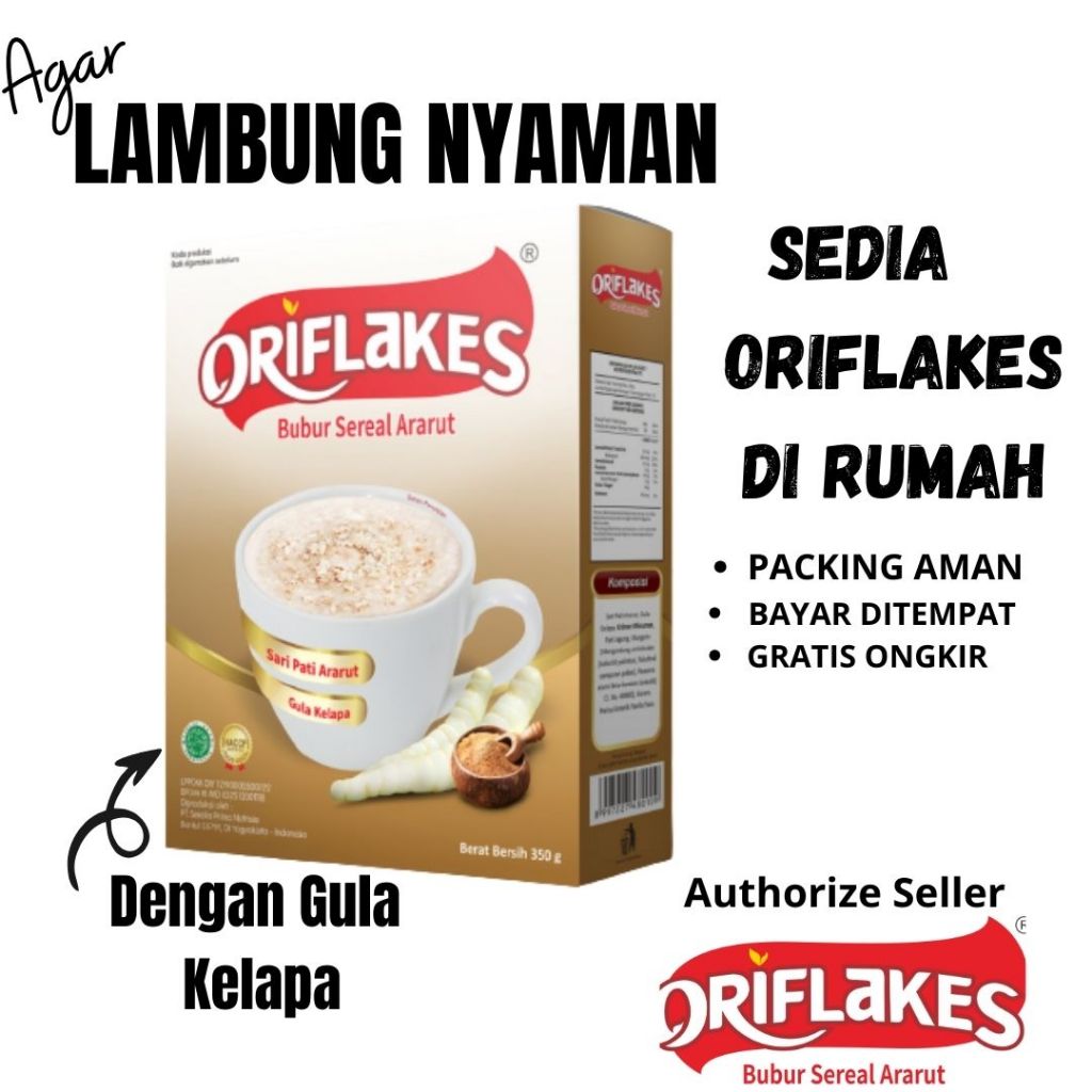 

Oriflakes Original Solusi maag kronis, Obat asam lambung, Oriflakes sereal 900 Gr