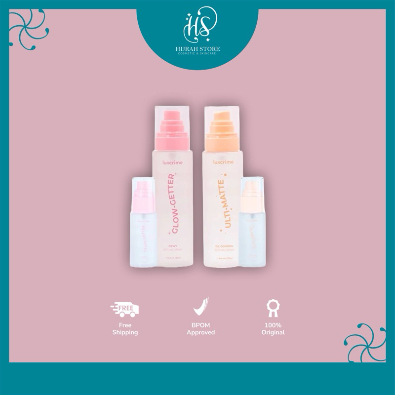🩷HIJRAH STORE🩷 LUXCRIME SETTING SPRAY