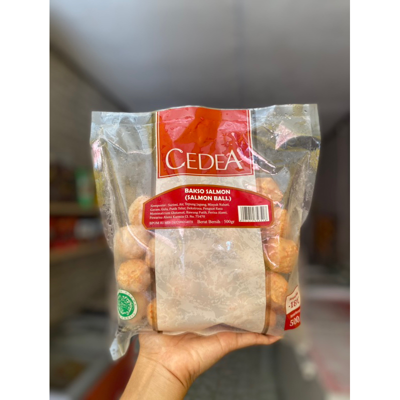 

Cedea salmon Ball / Suki bakso salmon