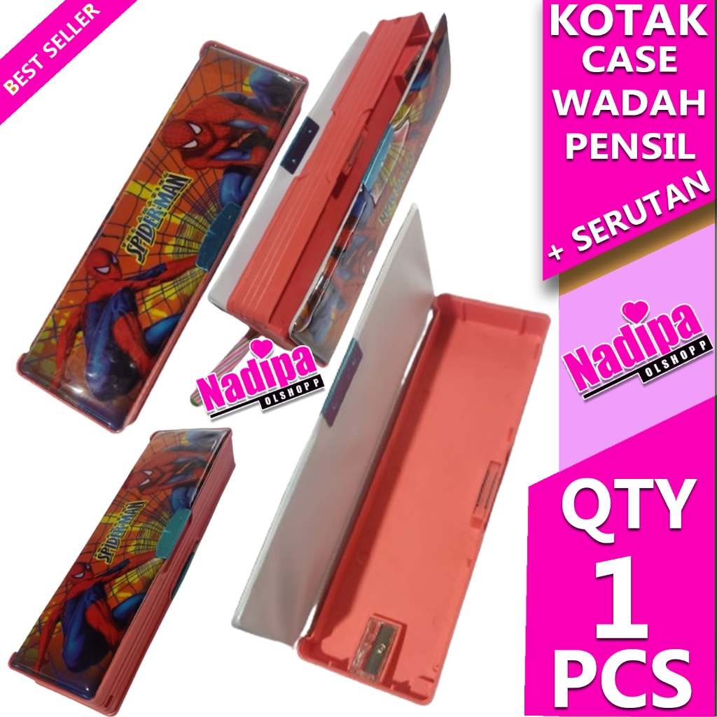 

KOTAK WADAH TEMPAT PENSIL + SERUTAN NADIPA OLSHOPP