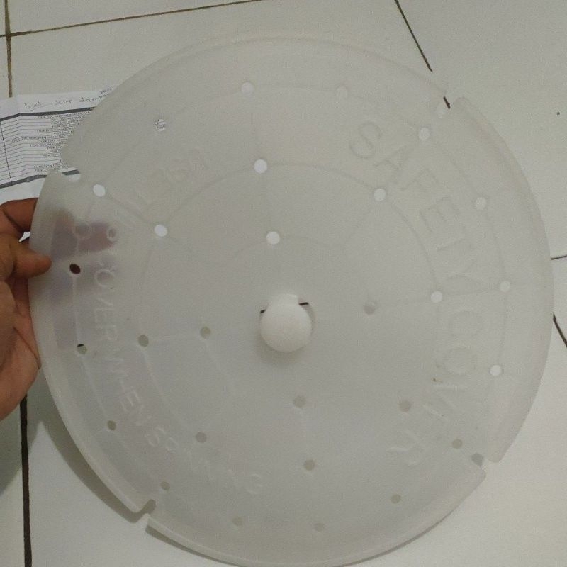 tutup pengering mesin cuci LG 2 tabung 16kg P1600RT P1600RTB P160R safety cover