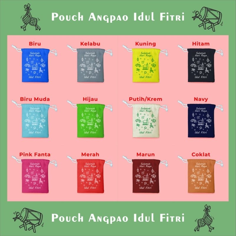 

Idul Fitri - Kantong Angpao Idul Fitri - THR - Amplop - Angpao