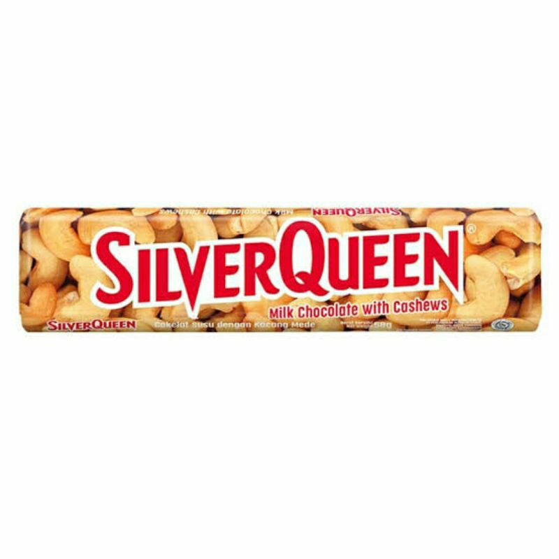 

silverqueen milk chocolate with cashew 58gr