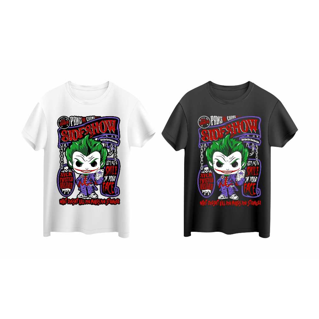 (88012) - JOKER Promo Cetak Kaos Custom Printing Kaos Cotton Combed 24s DTF