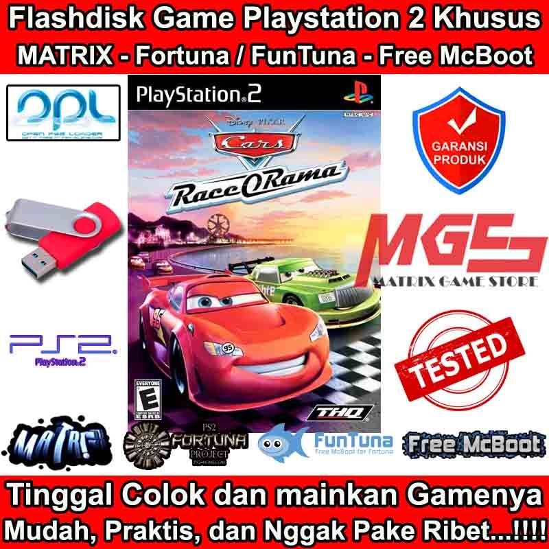 Flashdisk Game PS2 PS 2 Disney-Pixar's Cars - Race-O-Rama