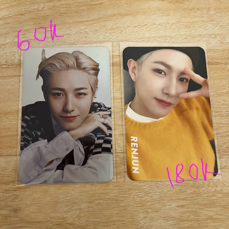 photocard renjun the dream show japan hologram hello future postcard