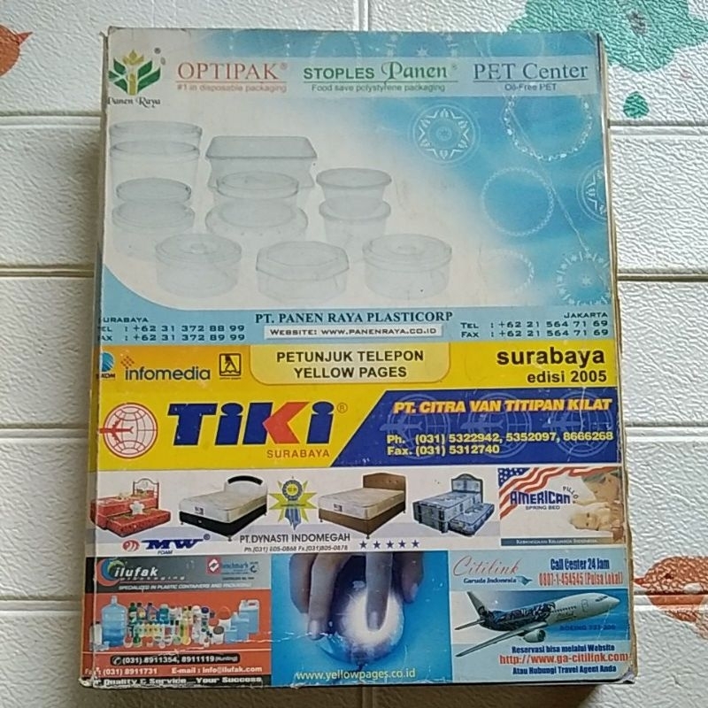 YELLOW PAGES SURABAYA EDISI 2005