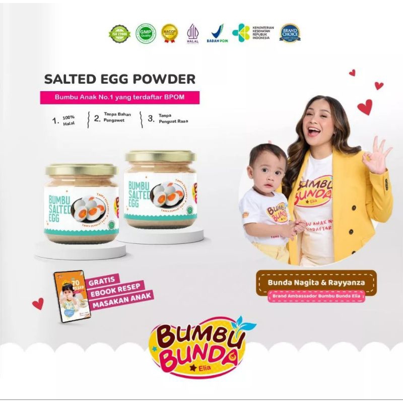 

Bumbu Bunda Elia Salted Egg Powder /Bumbu Telur Asin