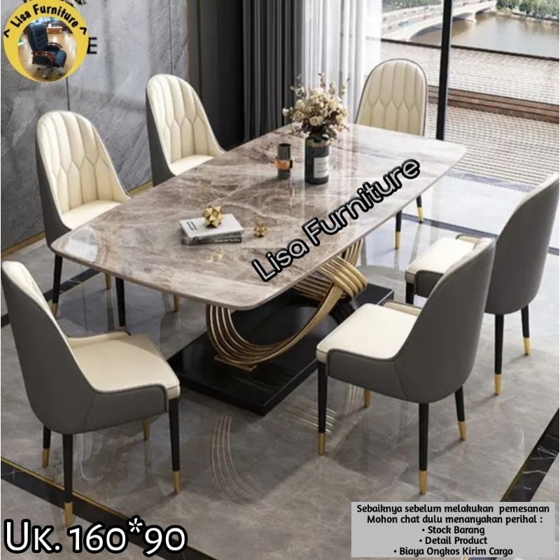 Meja Makan Marmer|Meja Makan Marmer 6 Kursi|Meja Makan Marmer 4 Kursi|Meja Makan Marmer Minimalis|Me
