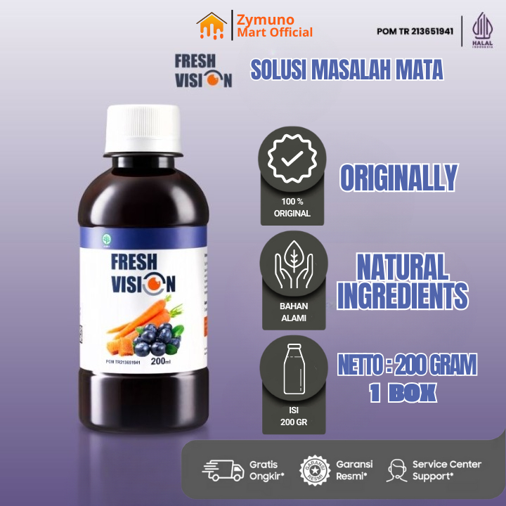 Fresh Vision Original - 3x Lebih Ampuh Atasi Masalah Mata Suplemen Madu Original Mengatasi Mata Mera