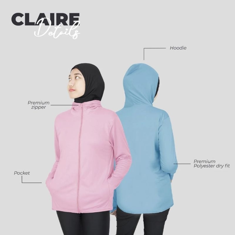 Jaket switer Cewek murah keren Jacket Jaket Jeket Sport Olahraga Jogging Cewek Wanita Muslimah edora