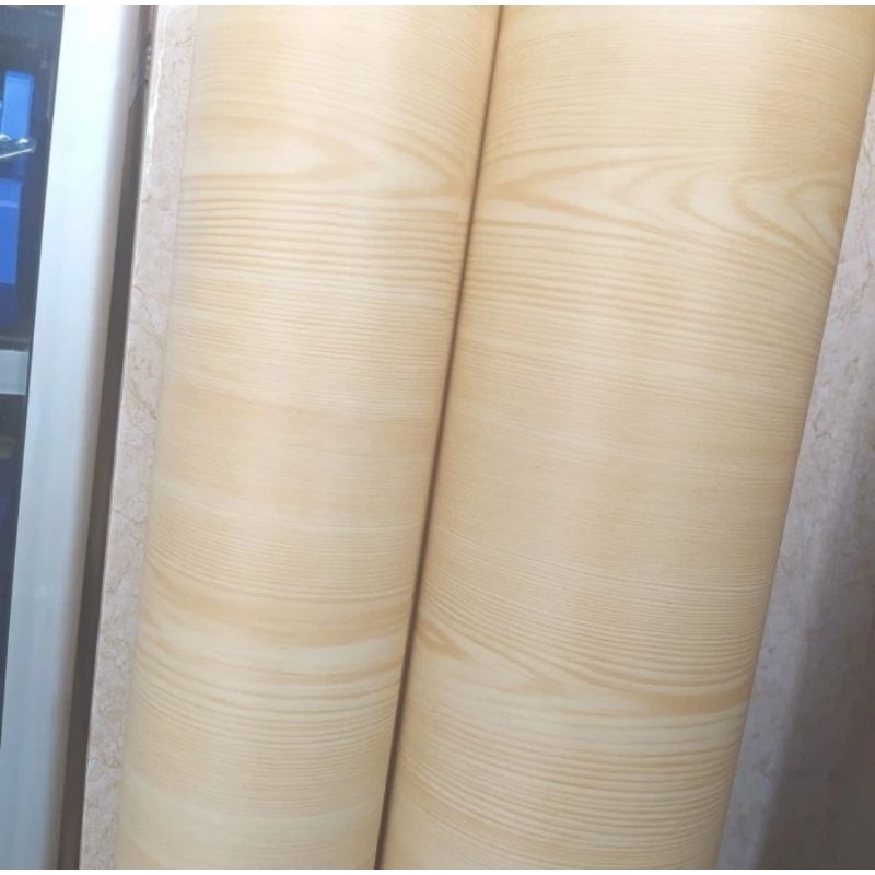 Tacon sheet Lemari/meja PVC sheet motif serat kayu188-39