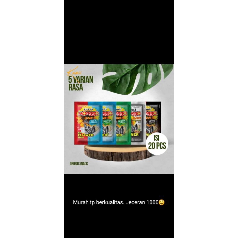 

Kuaci Enak dan Murah Kuaci Monggo
