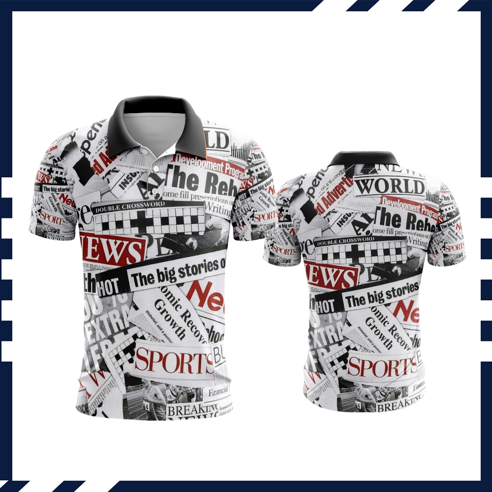 KORAN KAOS BAJU PRIA MOTIF KORAN FULLPRINT KEREN TERBARU