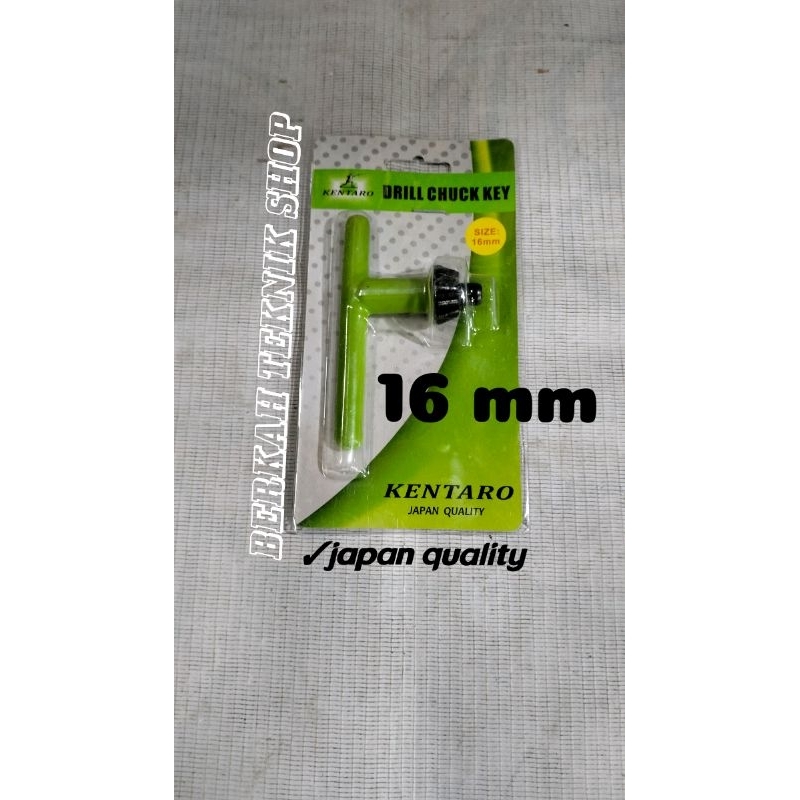 KUNCI KEPALA BOR DUDUK 16 MM KENTARO ORIGINAL mata bor besi kayu beton