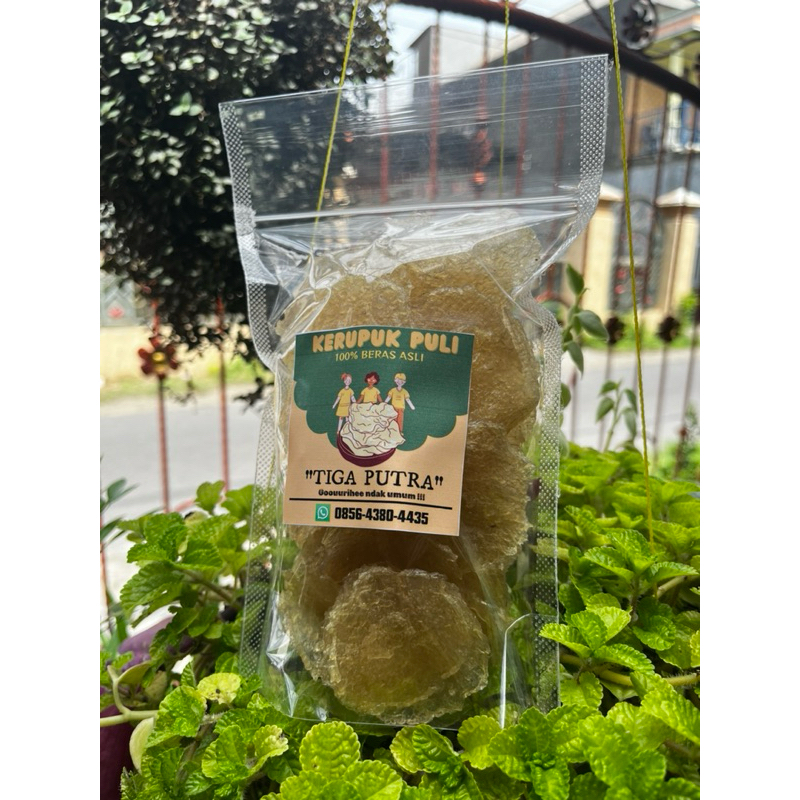 

KERUPUK PULI TIGA PUTRA Krupuk beras krupuk puli mentah BEST SELLER!!