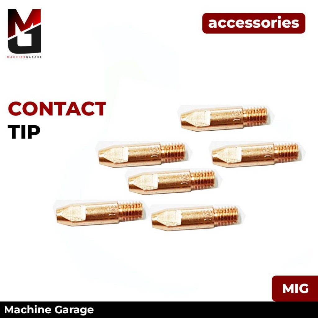 Kontak Contact Tip MB MB24 M6x28x0.8mm Spuyer Mig CO Co2 M6 x 30