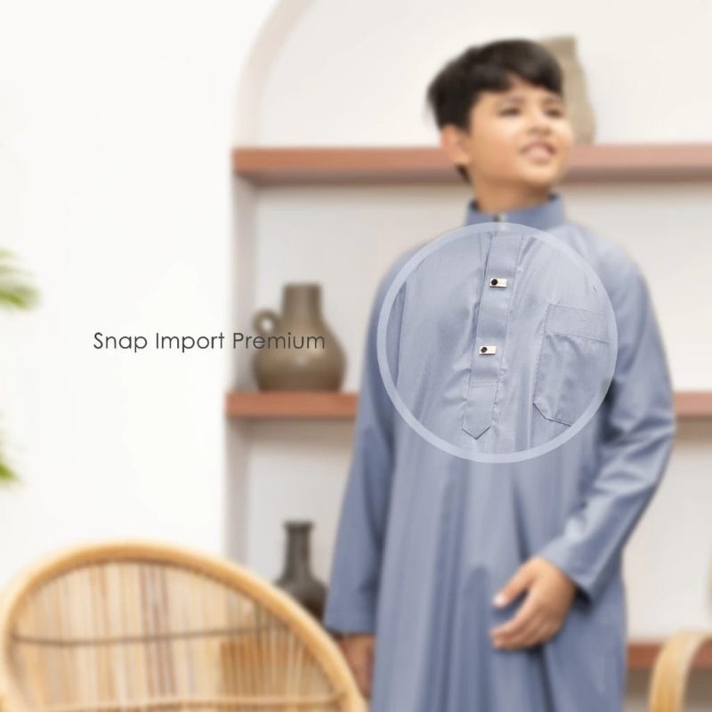 Jubah Anak Haromain Kancing Fadlan Series Assuffah