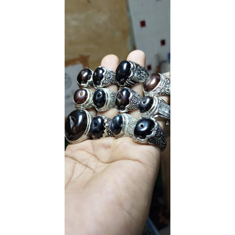 cincin akik combong Wulung bertuah