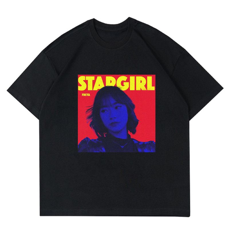 KAOS FREYA JKT 48 - STARGIRL | T-SHIRT JKT48 OVERSIZE | KAOS DISTRO PRIA | BAJU FREYA
