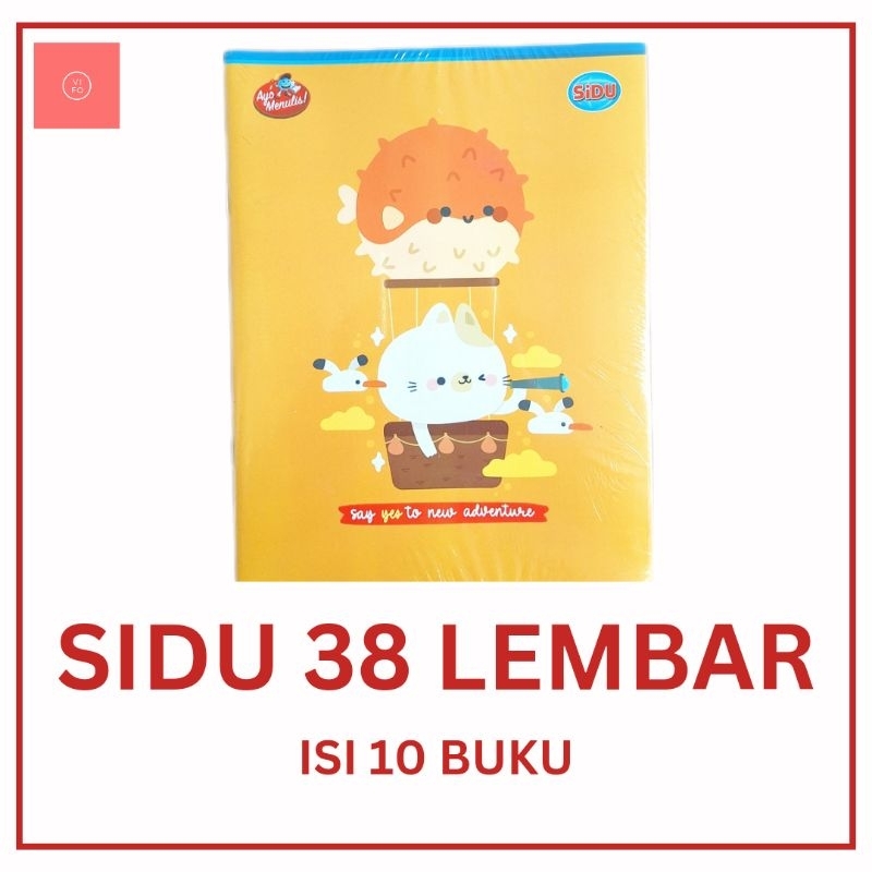 

Buku Tulis Sidu Sinar Dunia 38 Lembar Isi 10 buku
