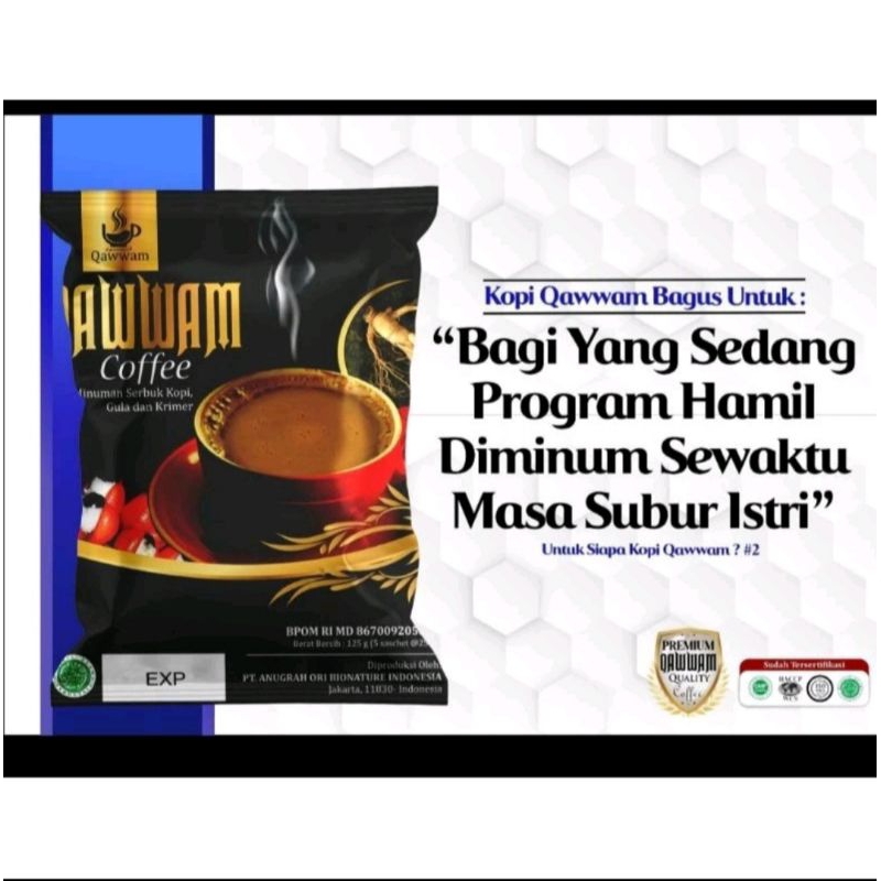 

kopi Qawwam harga per 1 sachet